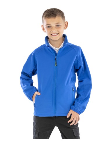 RES-R901Y-Recycled 2-Layer Printable Youth Softshell Jacket